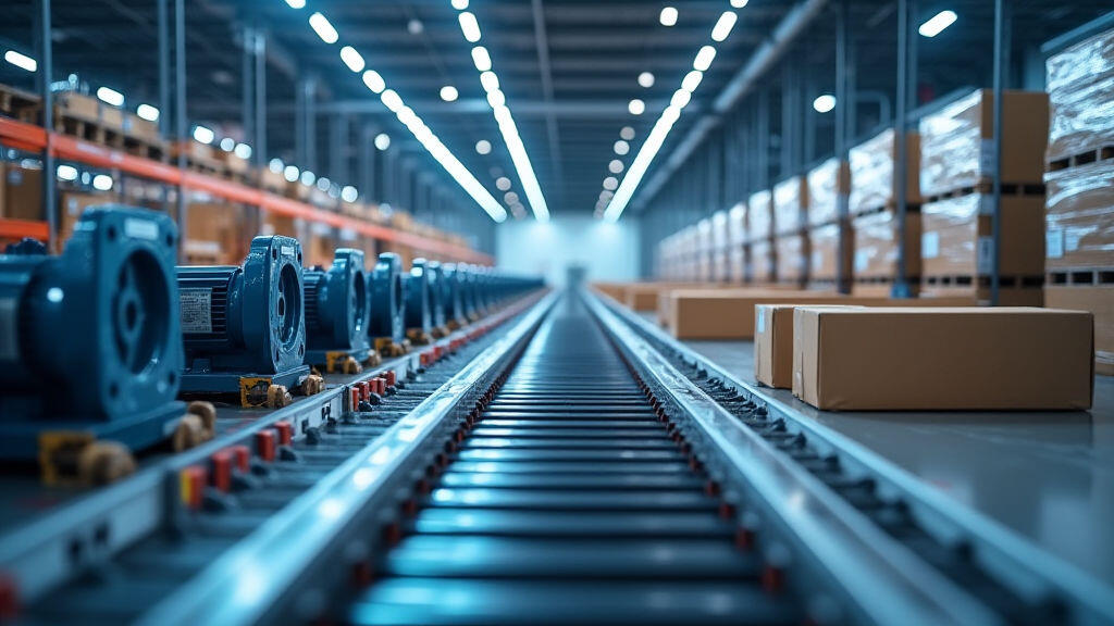 Logistics and Conveying: The Key Role of Right-Angle Gear Motors in Practical Applications